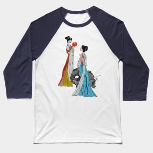 Ancient Chinese ladies Baseball T-Shirt